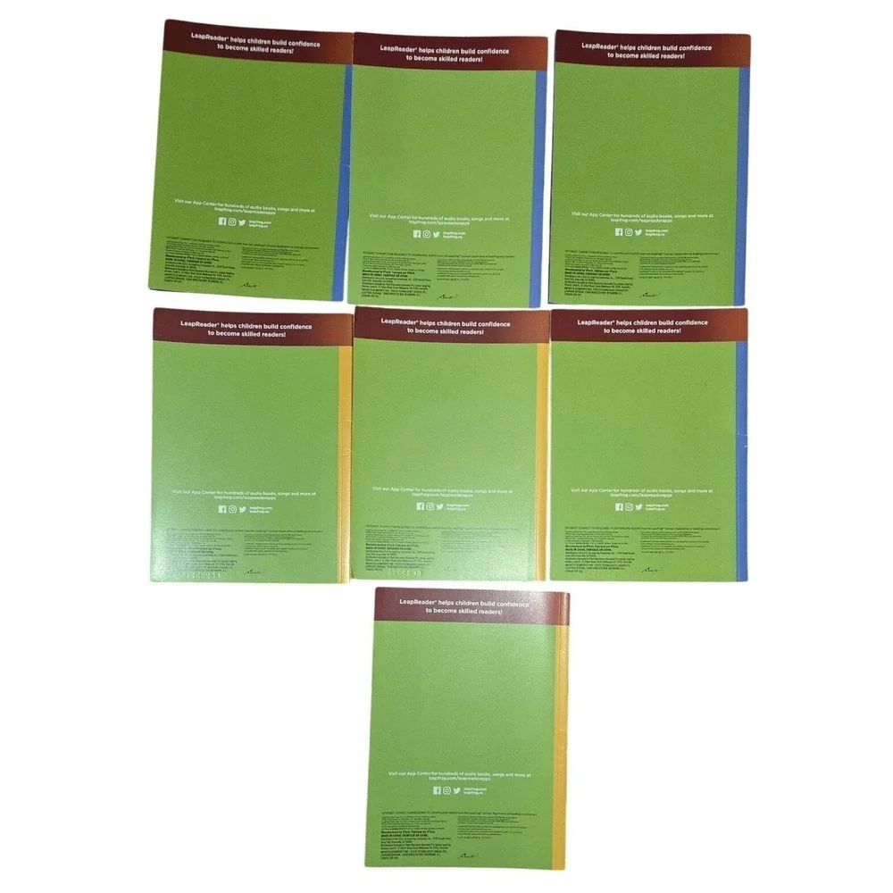 LeapFrog LeapReader Early Reading‎ Books Lot of 7 Short & Long Vowels
